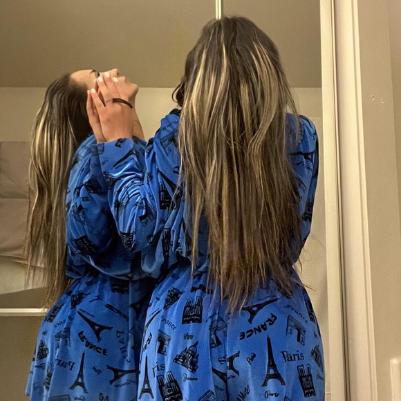 BALENCIAGA  Size-4 Blue shorts mini dress - Picture 10 of 10